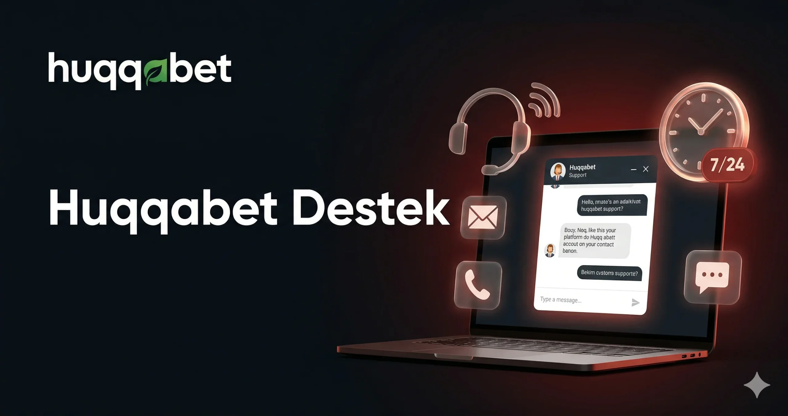 Huqqabet destek sayfası iletişim yardım merkezi 7/24