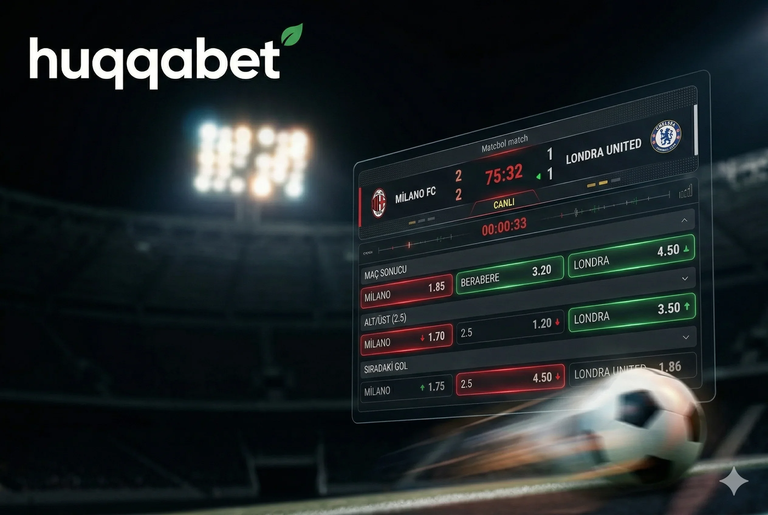 Huqqabet spor bahisleri canlı maç iddaa ekran görüntüsü