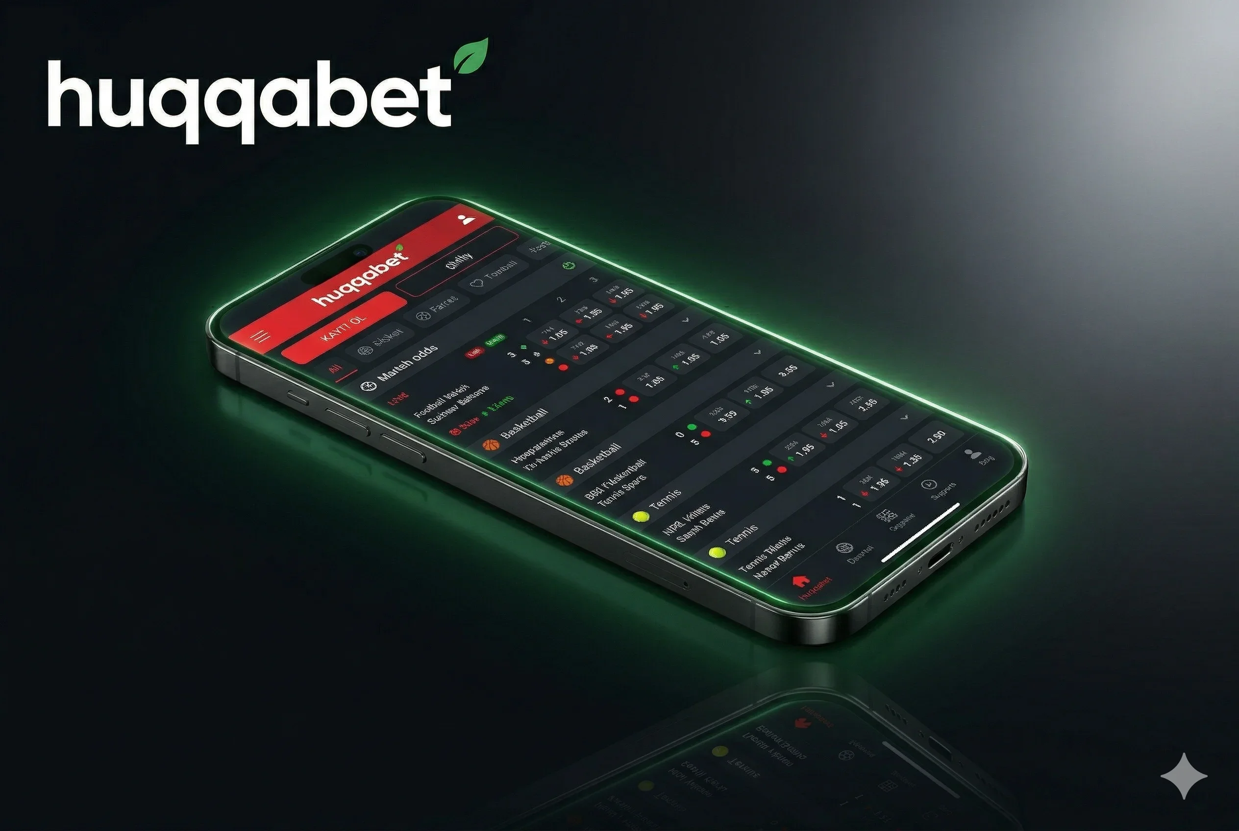 Huqqabet mobil uygulama ekran görüntüsü oyunlar menü